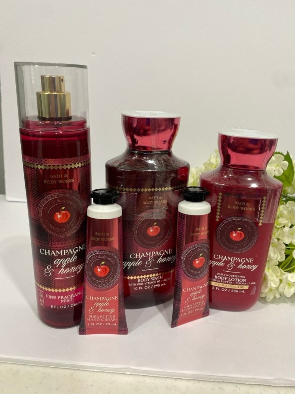 Bath & Body Works “Champagne Apple & Honey” New 5-Pc Set